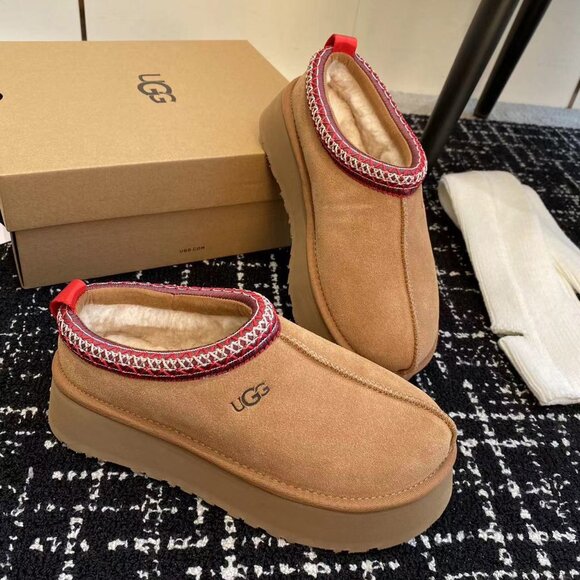 Women's UGG Tazz Mule Slipper Clog Chestnut - Picture 1 of 9